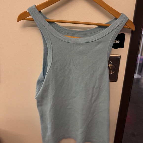 MOTHER "Move It" Light Blue Tank - Size Medium - Picture 1 of 4